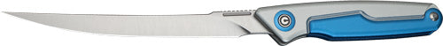 Civivi Knife Shawka 5.81" Silver Blue Folding Fillet KNF