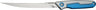 Civivi Knife Shawka 5.81" Silver Blue Folding Fillet KNF