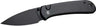 Civivi Knife Quibit 2.98" Blk/ BLK Stonewash Button Lock