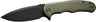 Civivi Knife Praxis 3.75" OD Green G10/black Stonewashed!