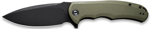 Civivi Knife Praxis 3.75" OD Green G10/black STN Clam Pack