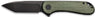 Civivi Knife Elementum 2.96" Green Micarta/black D2 Clam PK