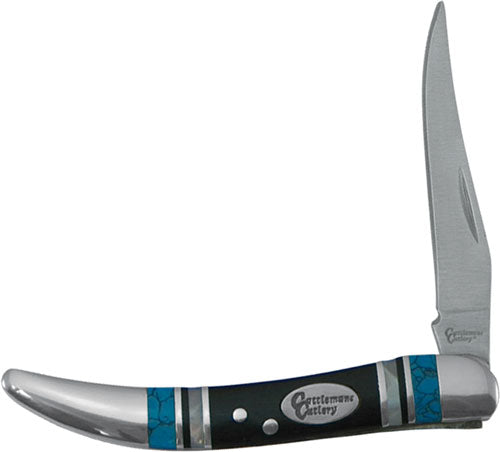 Abkt Cattlemans Cutlery 2.5" Cheyenne Blue Horizon Toothpck