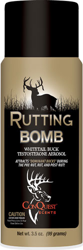 Conquest Scents Deer Lure Rutting Buck Bomb Aero 3.5oz