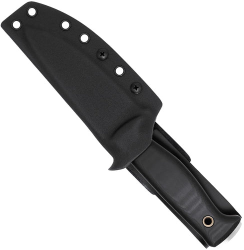 Cobratec Back Country 4.5" Black W/kydex Sheath 8.1oz