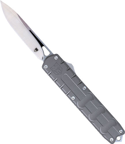 Cobratec OTF Enforcer Grey 3.25" M390 Drop Point