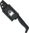 Cobratec Kingpin 4" Fixed BLD Black D2 Steel W/kydex Sheath