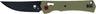 Cobratec Legacy BAR Lock 3.5" G10 OD Green/black D2 Blade