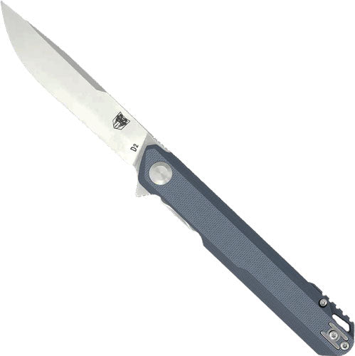 Cobratec Monarch 3.5" Folder Grey D2 Steel W/clip