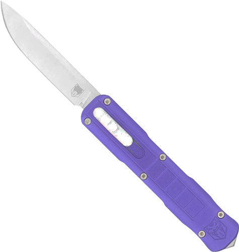 Cobratec Small Raptor OTF Purple 2.5" Drop Point