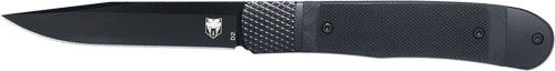 Cobratec Trapper Hidden Release 3.12" Black G-10 Hndle