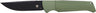 Cobratec Viper Auto Folder 3.12" OD Green/stn D2 BLK BLD