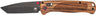 Cobratec Legacy BAR Lock 3" Zebrawood/black Tanto D2 Blade