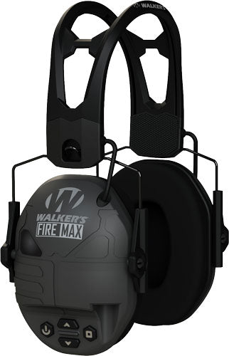 Walkers Digital Muff Firemax Rechargeable Black