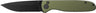 Outdoor Edge Dirk NON Razor Folder 3" Green/black