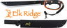 MC ELK Ridge Machete 21.5" Blade W/sheath D-handle Blk/ss