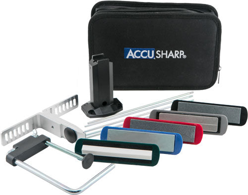 Accusharp 5-stone Precision Knife Sharpening KIT W/case!