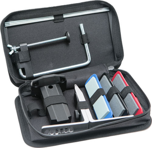 accusharp 3 stone precision knife sharpening kit w case f060c