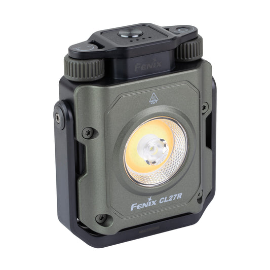 FENIX CL27R, Lantern, White/Red LED, 1,600 Lumens, Matte Finish, Green, Includes ARB-L21-5000 V2 and USB Type-C Charging Cable