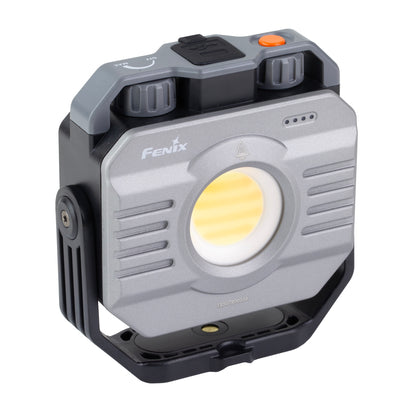 FENIX CL28R, Lantern, White/Red LED, 2,000 Lumens, Anodized Finish, Gray, Includes (2) Built-in 5000mAh Rechargeable Batteries
