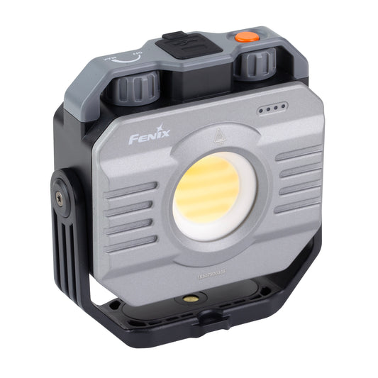 FENIX CL28R, Lantern, White/Red LED, 2,000 Lumens, Anodized Finish, Gray, Includes (2) Built-in 5000mAh Rechargeable Batteries