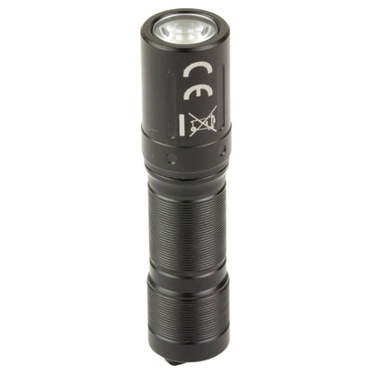 FENIX E01 V2, Flashlight, White LED, 100 Lumens, 2.62" Long, Anodized Finish, Black, Includes (1)-AAA Battery