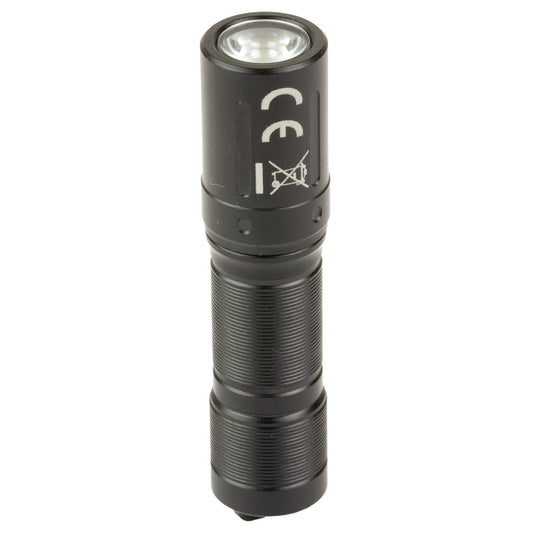 FENIX E01 V2, Flashlight, White LED, 100 Lumens, 2.62" Long, Anodized Finish, Black, Includes (1)-AAA Battery
