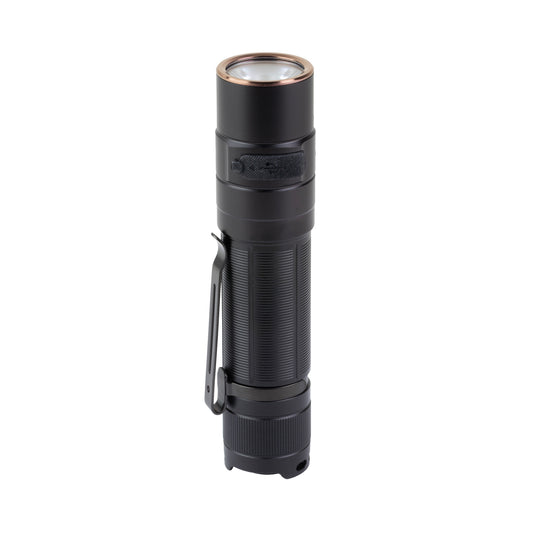 FENIX E35R, Flashlight, White LED, 3,100 Lumens, 4.72" Long, Anodized Finish, Black, Includes Rechargeable ARB-L21-5000 Battery and USB Type-C Charging Cable