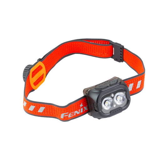 FENIX HL18R-T V2, Headlamp, White/Red LED, 800 Lumens, Matte Finish, Black/Red, Includes Headband and USB Type-C Charging Cable