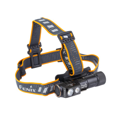 FENIX HM71R, Headlamp, White LED, 2,700 Lumens, Matte Finish, Black, Includes Headband and Rechargeable ARB-L21-5000 Battery