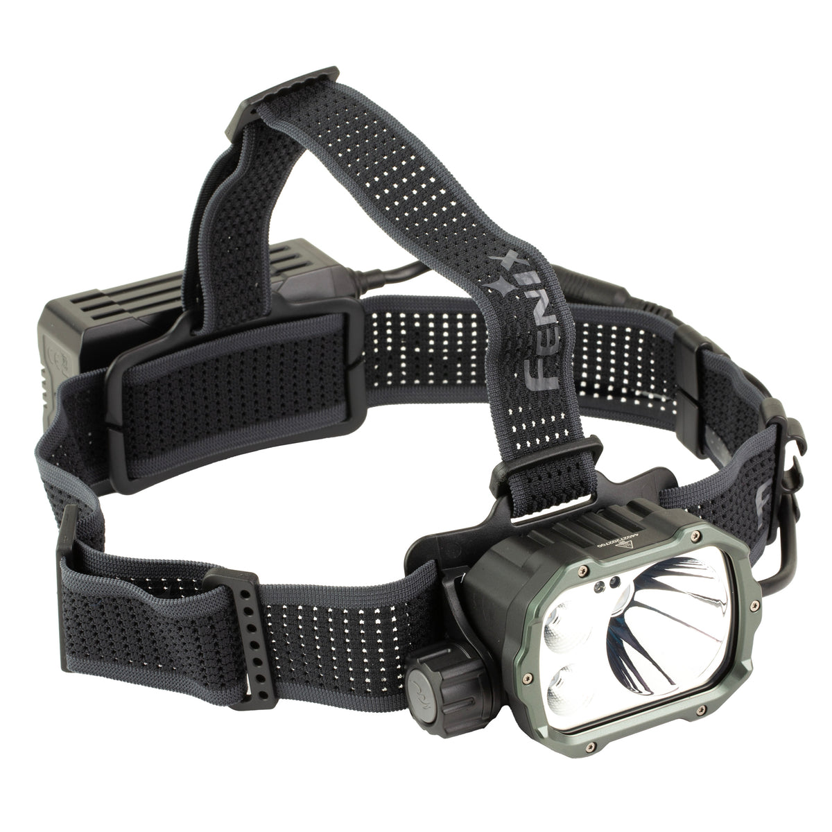 FENIX HP35R Professional, Headlamp, White LED, 4,000 Lumens, Matte Finish, Black, Includes Headband and Rechargeable 10,000mAh Battery Pack