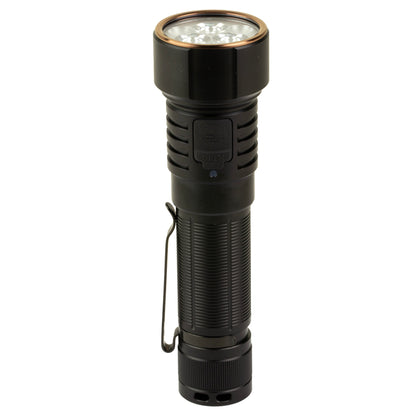 FENIX LD36R, Flashlight, White/Red/Blue/Green LED, 3,600 Lumens, Anodized Finish, Black, Includes Rechargeable ARB-L21-6000 Battery and USB Type-C Charging Cable