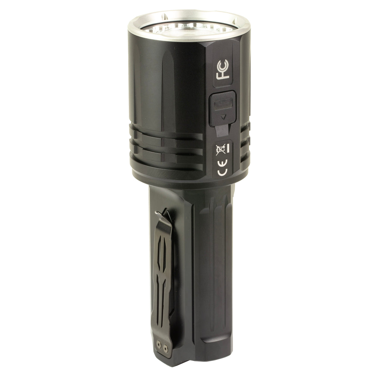 FENIX LR36R, Flashlight, White LED with White Laser, 10,000 Lumens, Anodized Finish, Black, Includes (2)-Rechargeable ARB-L21-5000 Batteries and USB Type-C Charging Cable
