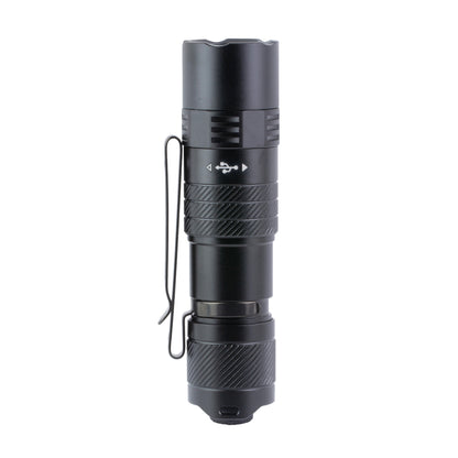 FENIX PD26R ACE, Flashlight, White LED, 1,300 Lumens, Anodized Finish, Black, Includes Rechargeable 18350 Battery and USB Type-C Charging Cable