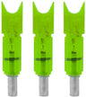 Lumenok Gold TIP Lighted Nock FOR Bolt Crescent Green 3PK