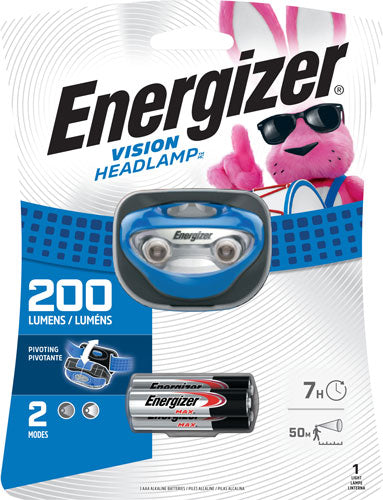 Energizer Vision Headlamp 200 Lumens W/aaa Batteries