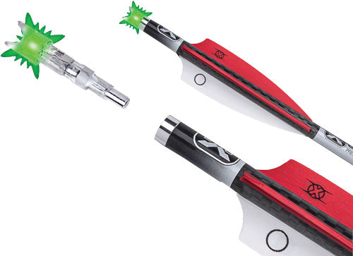 Tenpoint Lighted Xbow Nock Alpha-blaze Green 3PK