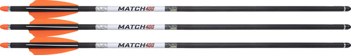 Wicked Ridge Xbow Arrow Match 400 Carbon 20" Alpha HP 3PK