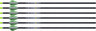 Tenpoint Xbow Arrow Acu-x 20" W/acu-x Nock .001" 6PK
