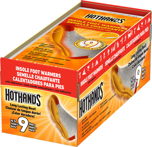 Hothands Insole Foot Warmer 16 Pairs 9 Hour W/ Adhesive