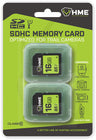 HME SD Memory Card 16gb 2PK