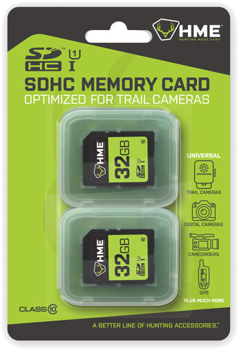 HME SD Memory Card 32gb 2PK