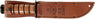 Ka-bar Fighting/utility Knife 7" Srrtd W/lthr Shth US Army