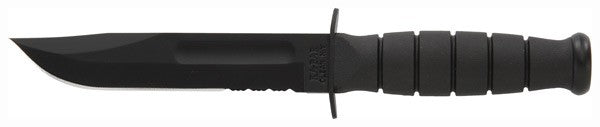 Ka-bar Short Ka-bar 5.25" Serr W/plastic Sheath