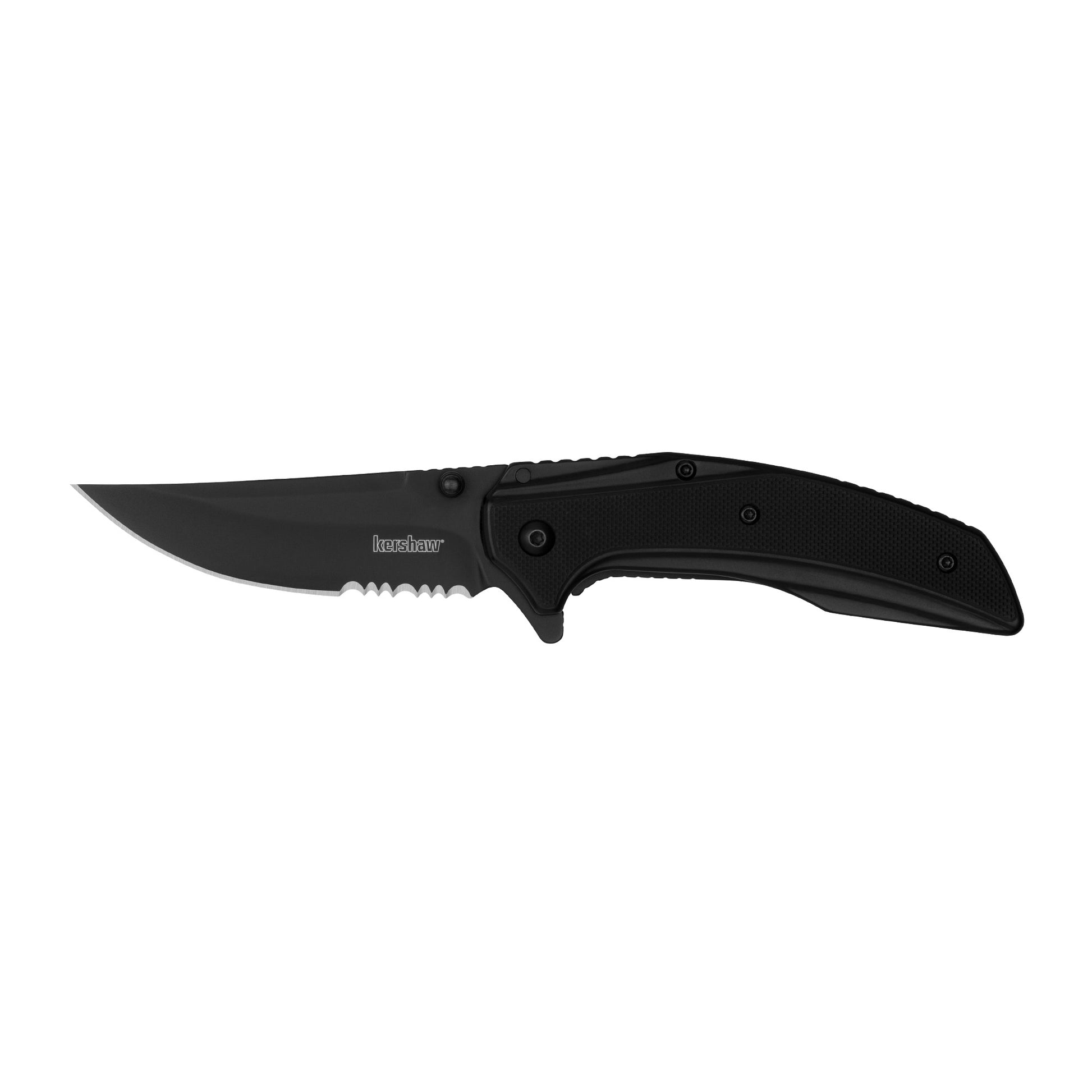 Kershaw Outright BLK Serr 3" Blk/pvd