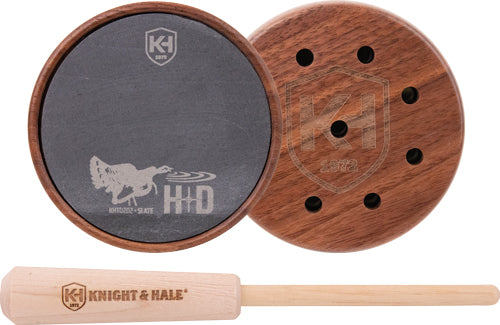 Knight AND Hale Slate POT Call Walnut/black Slate