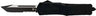 Templar Knife Large OTF Black Rubber 3.5" Black Tanto Srrtd