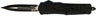 Templar Knife Large OTF Maiden Black Gloss 3.5" BLK Dagger