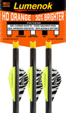 Lumenok Xbow Arrow 20" Carbon HD Orange Crescent Nock 3PK