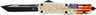 Templar Knife Large OTF WE THE People 3.5" Black Tanto